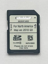 2012 2013 Impreza Genuine Navigation GPS Data Map Sd Card. 86283FJ600.