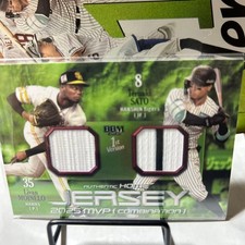 2025 BBM Jersey MVP Combination Teruaki Sato Hanshin Tigers Patch /20 #M5