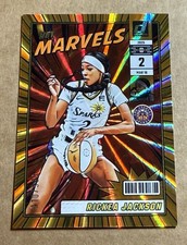 Rickea Jackson 2025 Panini Donruss WNBA Net Marvels ORANGE LASER /399 Sparks #6