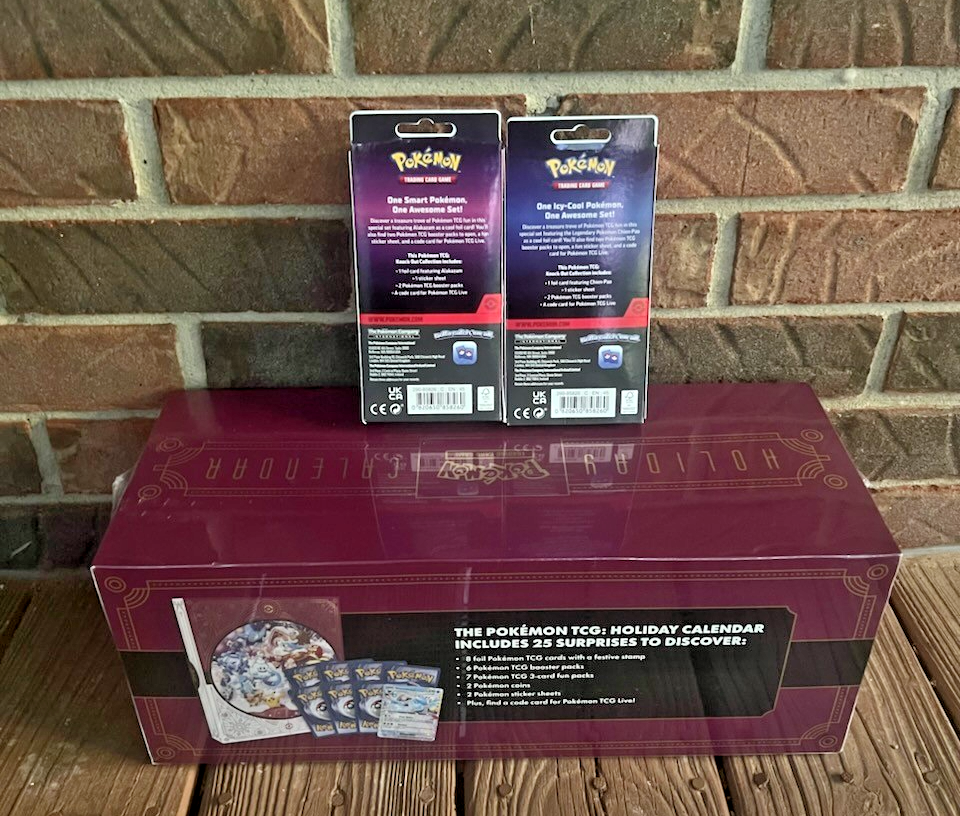 BRAND NEW-Pokemon Holiday Calendar 2025 & 2 Knockout Boxes | eBay