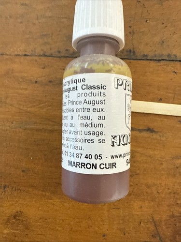 Peinture Prince August Classic Couleur Jaune Sable - Réf. 916, Pot De 17 Ml, Neuf