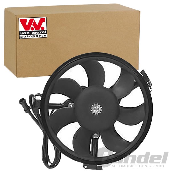 VAN Wezel LÜFter KÜHler 280Mm 300W FüR Audi A4 A6 Seat Alhambra VW Passat Sharan-image