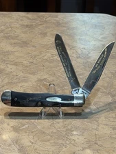 Case XX Trapper Knife B254 Buffalo Horn 1986 VERY RARE 1 Of 50. Whitetail Deer