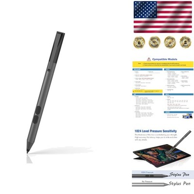Active Stylus for Surface Pro 11/10/9/X - 2500H Battery, Palm Rejection, 1024...
