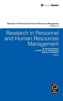 M. Ronald Buckley (u. a.) | Research in Personnel and Human Resources Management