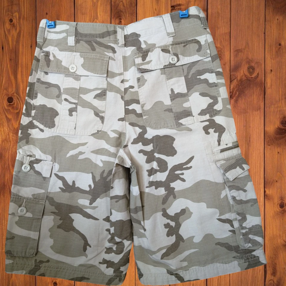Canyon River Blues Boys Size 16 Camouflage Ripstop Cargo Shorts Utility Pockets - Image 4 of 4