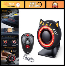 120dB Car Alarm System with Motion Sensor, Wireless Remote, Rechargeable Anti-Th