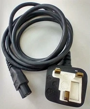UK 1.5 M POWER SUPPLY CORD CABLE