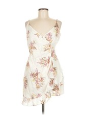 Minkpink Women Ivory Cocktail Dress M