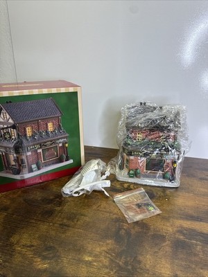 NEW Lemax Golden Rose Cigars Caddington Village 85340 Pipes Briar Meerschaum