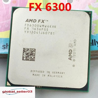 AMD FX-6300 CPU Six Core 3.5 GHz FD6300WMW6KHK Socket AM3+ Processor/