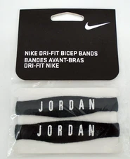 Nike Jordan Bicep Bands Adult Dri-Fit Football Black