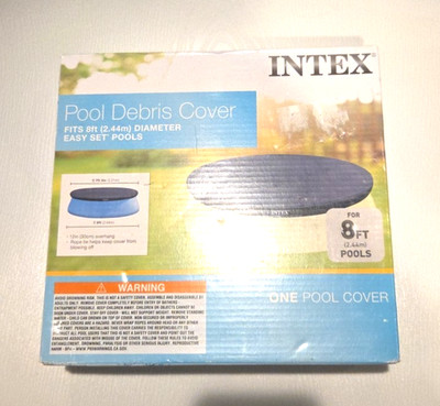 NIB INTEX Round Above Ground Pool Debris Cover for 8ft Pools Model# 28020E
