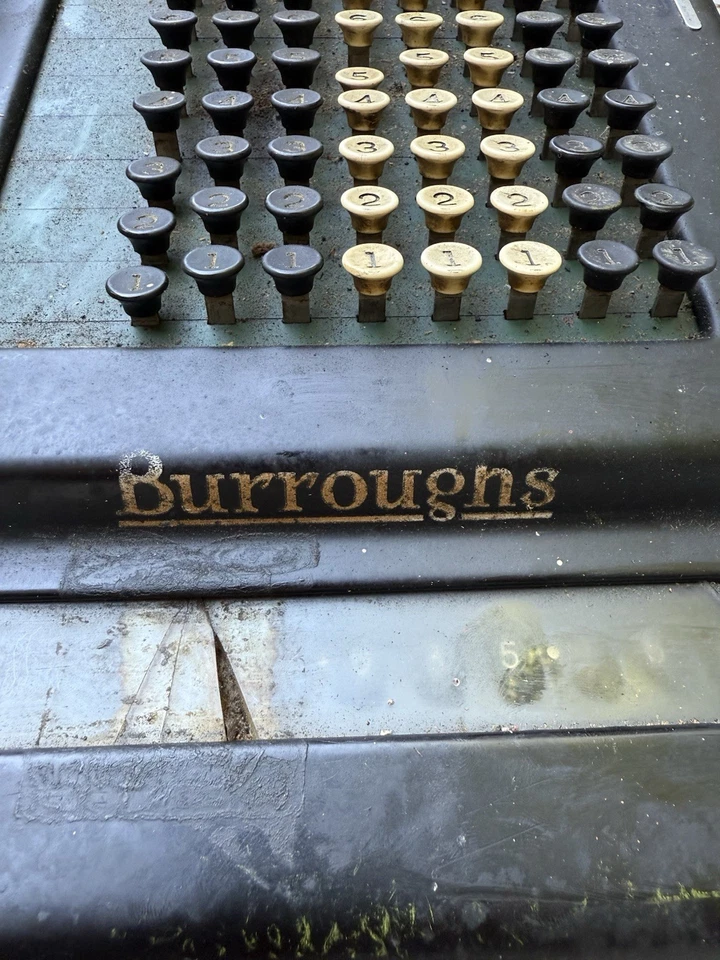 Vintage Burroughs Adding Machine - Image 2 of 4