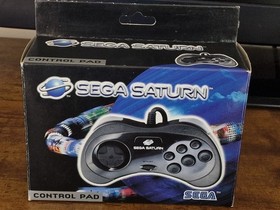 Sega Saturn Controller Black Control Pad Model 2 MK2 Boxed