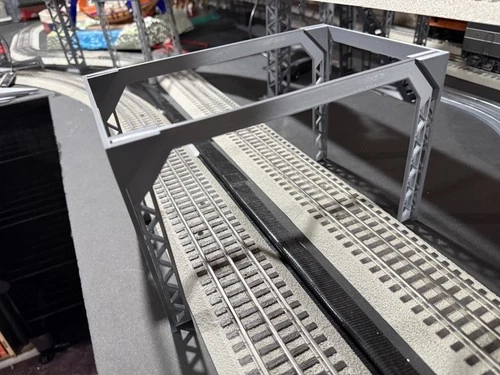 O Scale Double Wide Four Sided Trestle for Elevated Train Bridges and Subways