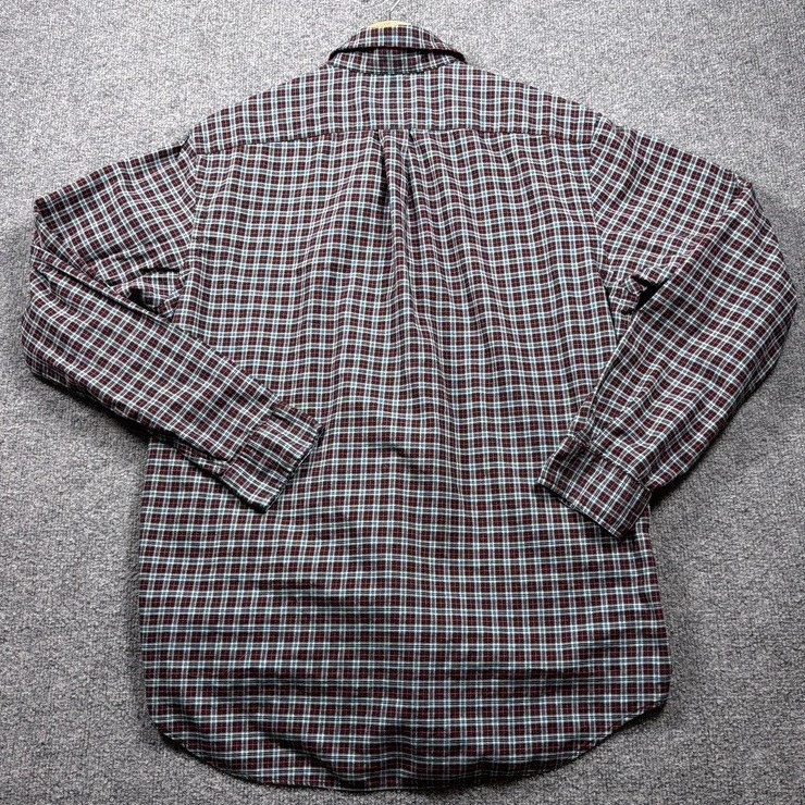 Ralph Lauren Button Down Shirt Mens Large Multicolor Plaid Long Sleeve Cotton image 7