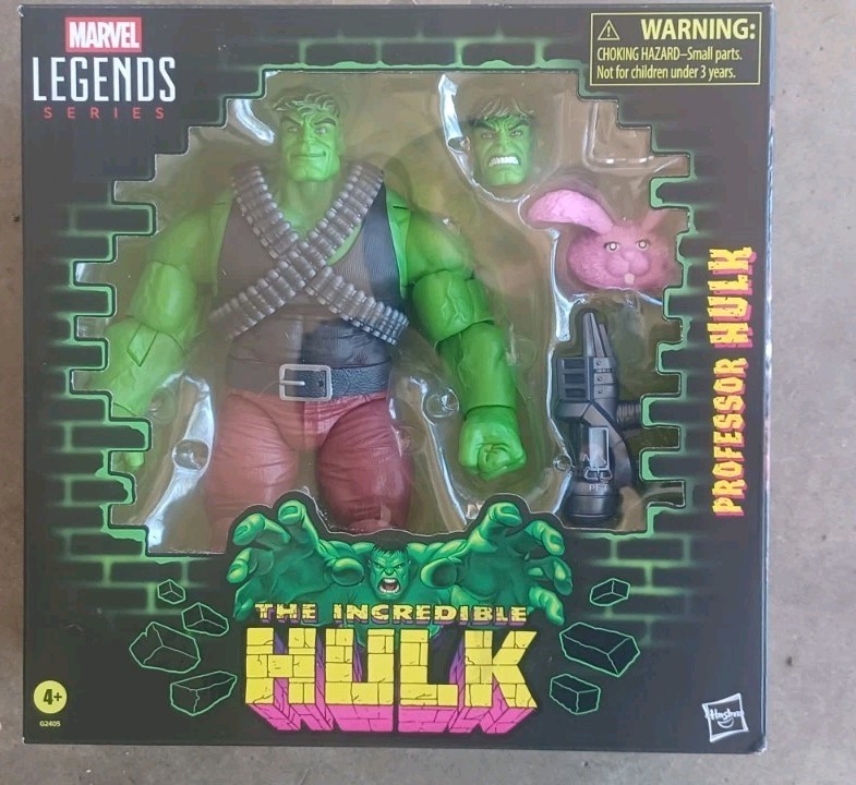 Incredible Hulk - Marvel Legends - Professor Hulk Smart hulk NO BELT/ANGRY HEAD