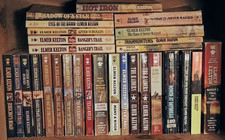Elmer Kelton Western Cowboy Crime books lot P...