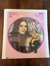 Love Story RCA SelectaVision CED Videodisc Paramount Pictures Vintage Sleeve