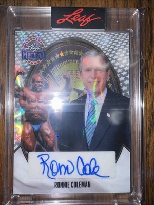 2026 Leaf Presidents Day 1/1 Auto Ronnie Coleman