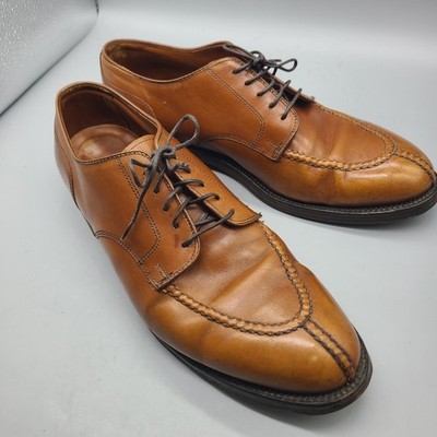 Alden Shoes Mens Sz 10 B Brown Leather Derby Split Toe Goodyear