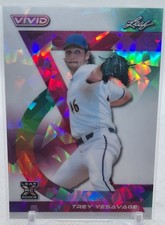 TREY YESAVAGE 2024 LEAF VIVID WHITE CRYSTALS XRC #1/6