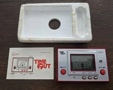 Mego Time Out Toss Up Nintendo Game & Watch - Working W/ Instructions & Insert