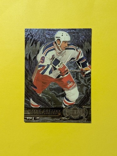 WAYNE GRETZKY 1996-97 FLEER METAL UNIVERSE #96 NY RANGERS NEAR MINT