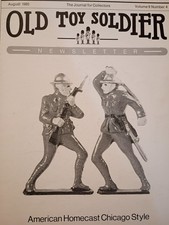 Old Toy Soldier Newsletter Magazine August 1985 Vol 9 No. 4