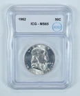 1962 Franklin Half Dollar MS65 ICG *6132