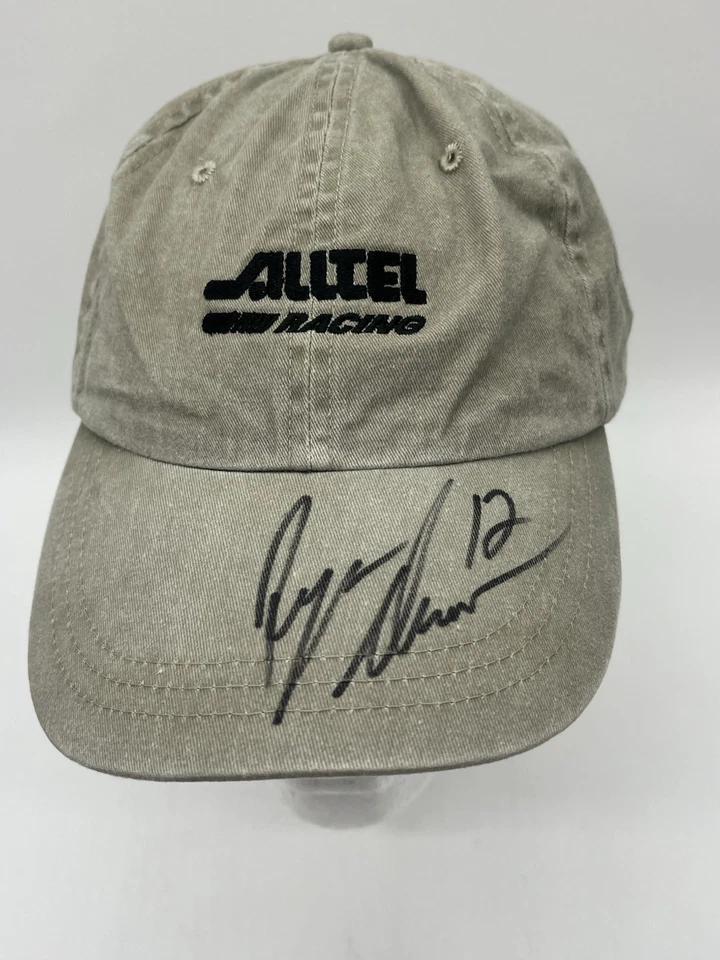 Gorra Alltel Ryan Newman Racing con correa trasera autografiada Foto 2 de 4
