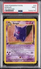 1999 POKEMON FOSSIL 1ST EDITION #20 GENGAR PSA 9