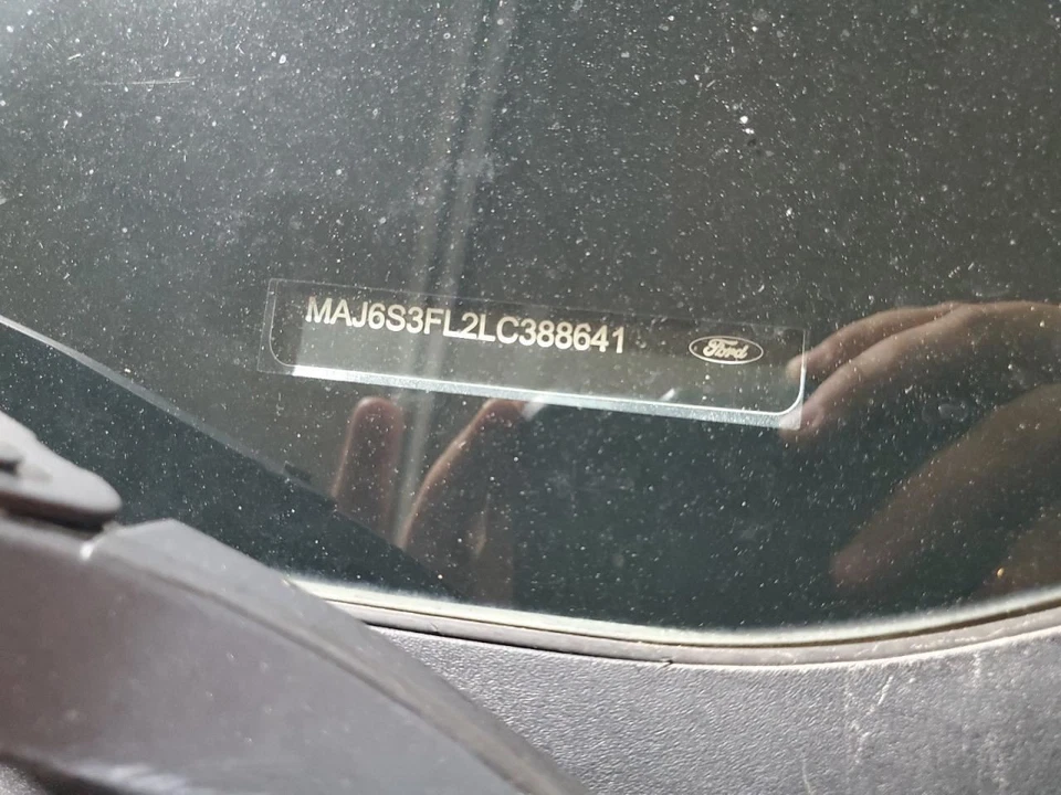 Driver Side View Mirror Power Black Textured Cap Fits 18-22 ECOSPORT 3029904 - Image 4 of 4