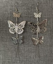 Hollow Butterfly Long Earrings