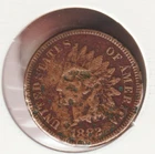 US Rare Old West 1882 Indian Head Penny Coin American Collection Shield Cent USA