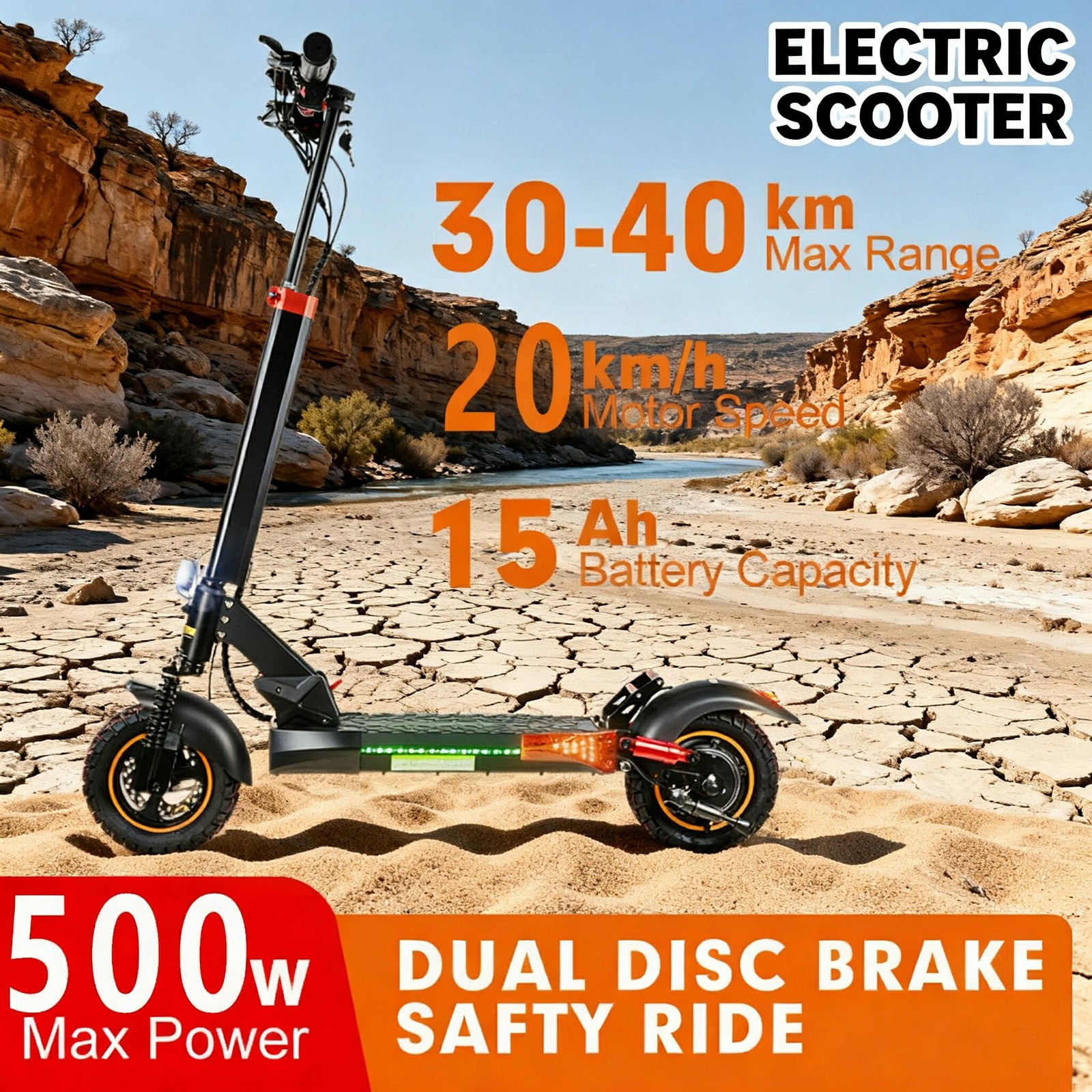 Powerful Adult E - Scooter: 70 - Mile Journey, 28 mph, Dual Tech Boost