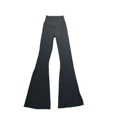Aerie OFFLINE Real Me Flare Hi-Rise Black Pants Women s S Stretch Activewear