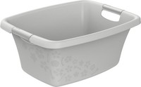 Rotho WäSchewanne Flowers 25 L WäSchekorb WäSchesammler Griffe WäSche Korb Box