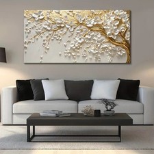 Canvas Wall Art Abstract Flower Canvas Painting Poster Print Home Decor Picture
