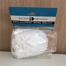 InterDesign Replacement Brush Head White Plastic Bathroom Accessory