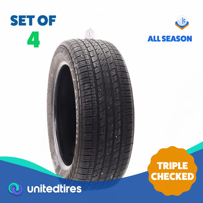 Set of (4) Used 235/55R19 Kumho Eco Solus KL21 105V - 7/32