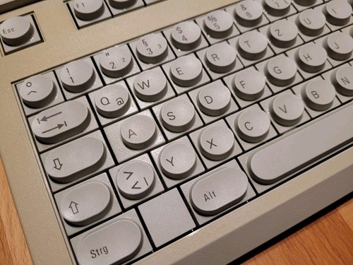 Siemens Nixdorf keyboard S26381-K120-V120 vintage rare QWERTZ Nixdorf 97371 - 第 3/7 張圖片