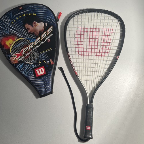 Wilson Xpress Racquetball Racquet with Case Racket Cliff Swain Titanium