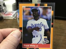 1988 Donruss Baseball's Best # 319 FRANK WHITE ROYALS HOF