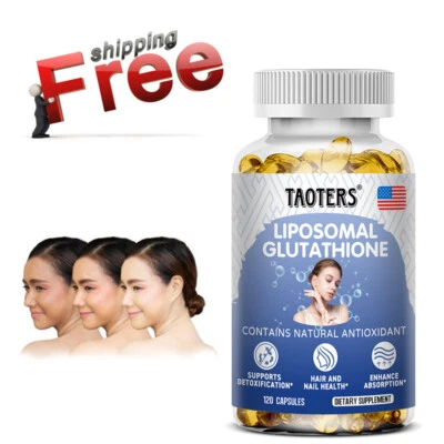 TAOTERS Glutathione Liposomal Capsules Skin Whitening Caps Immune Health Energy Support