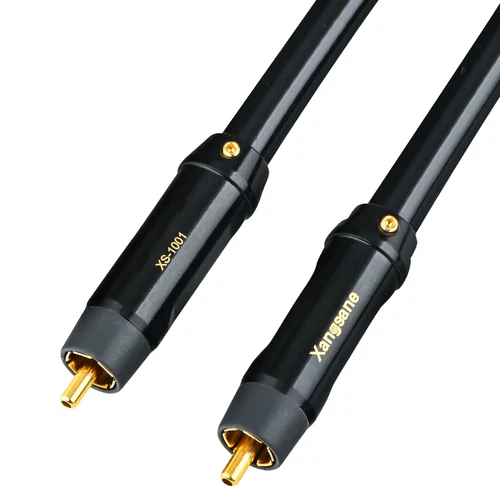 4N Silver Coaxial Cable Hifi Audio RCA Cord Digital Subwoofer Wire Interconnect - Picture 1 of 6