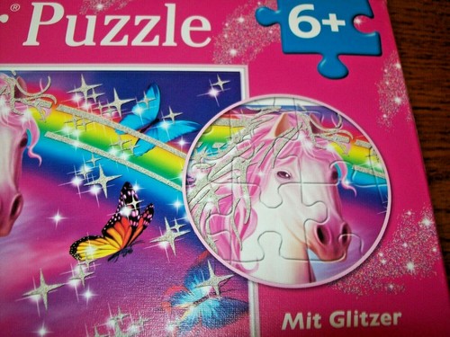 Ravensburger 100 XXL Pc. Puzzle: Glitter Featuring A Unicorn (Approx 19" X 14") - Picture 4 of 8
