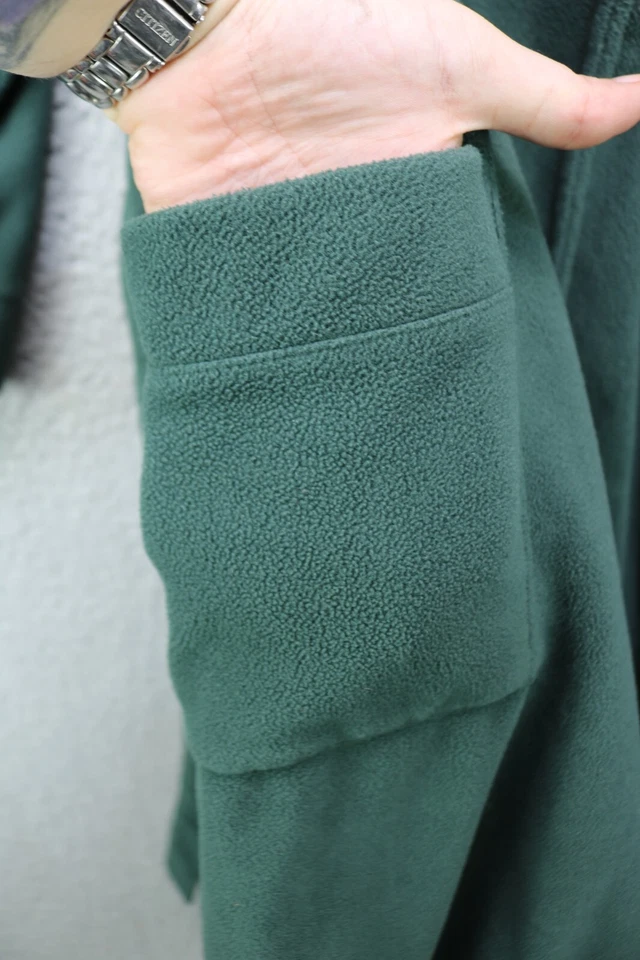 L. L. Bean 儿童长绿色浴袍大号(14-16)-口袋 — 第 4/4 张图片