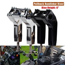 Rialzo manubrio 6" 1-1/2" morsetto 1,5" pullback per Harley FXFB FLHC FLSL FXLR FXBB